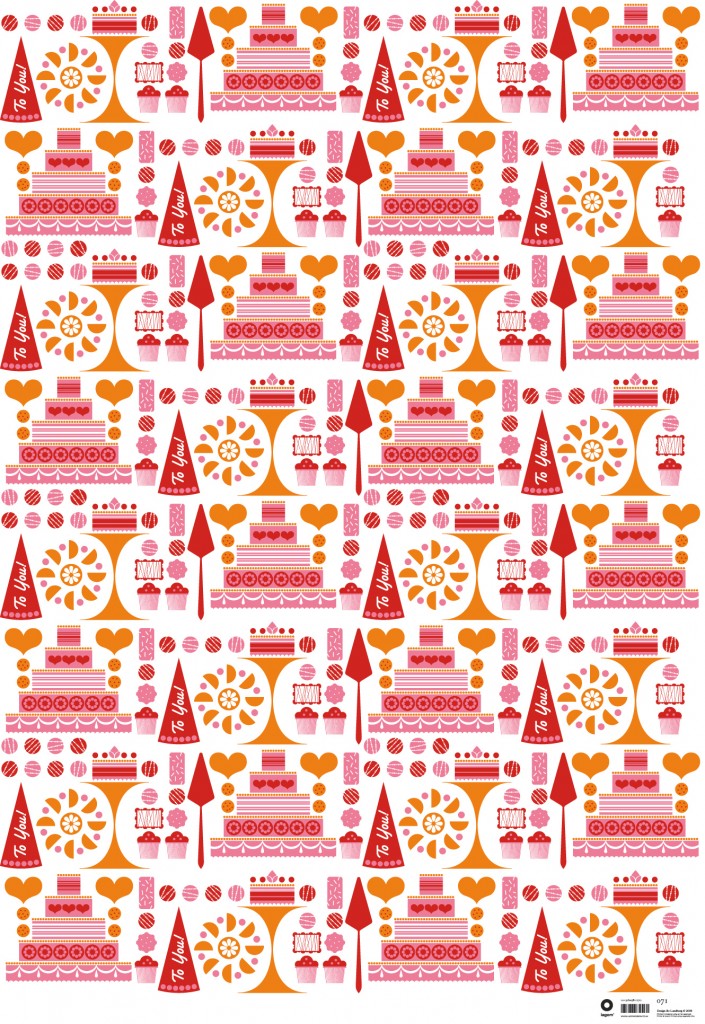 Bo Lundberg Illustration Lagom gift wrap